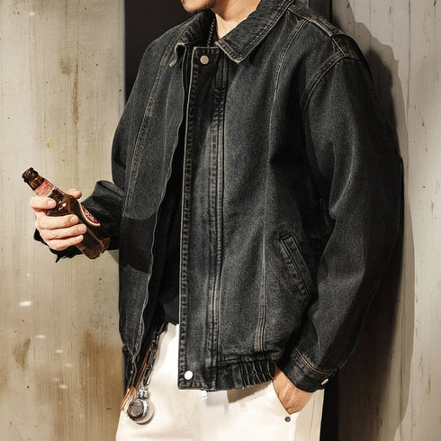 Vintage Wash Denim Jacket P1833